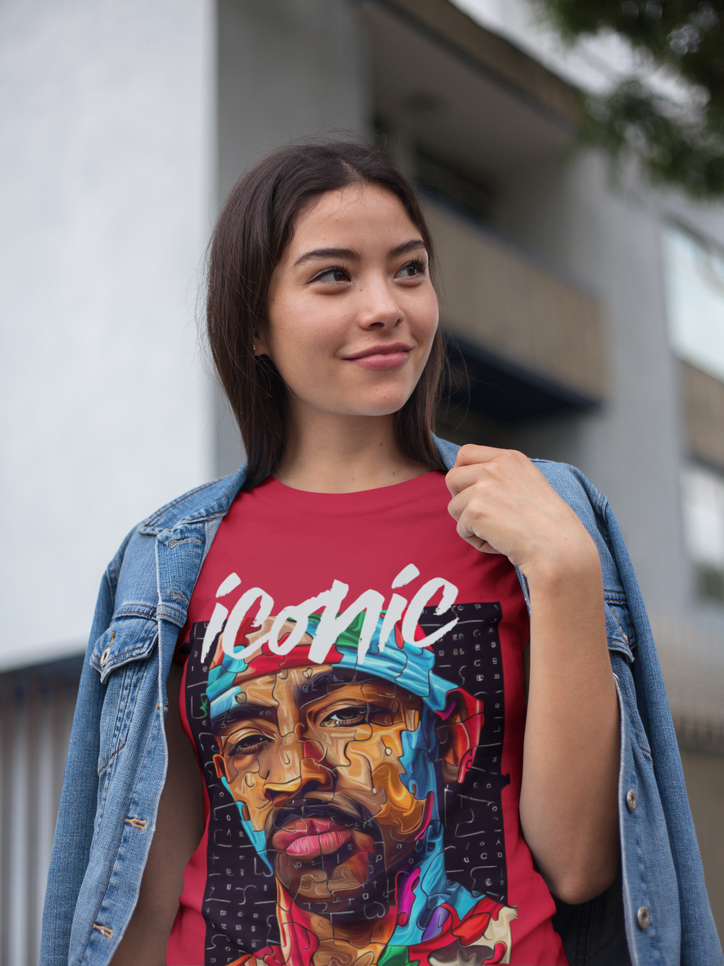 ICONIC Graphic Tee with premium print and modern fit