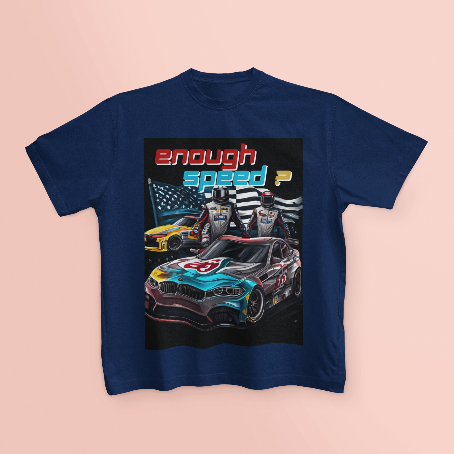 Comfortable NASCAR Theme T-Shirt for everyday wear