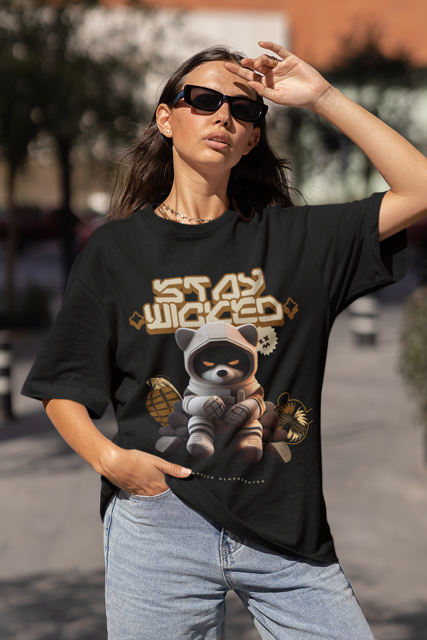 HRDCVR Angry Monkey "StayWicked" Tshirt