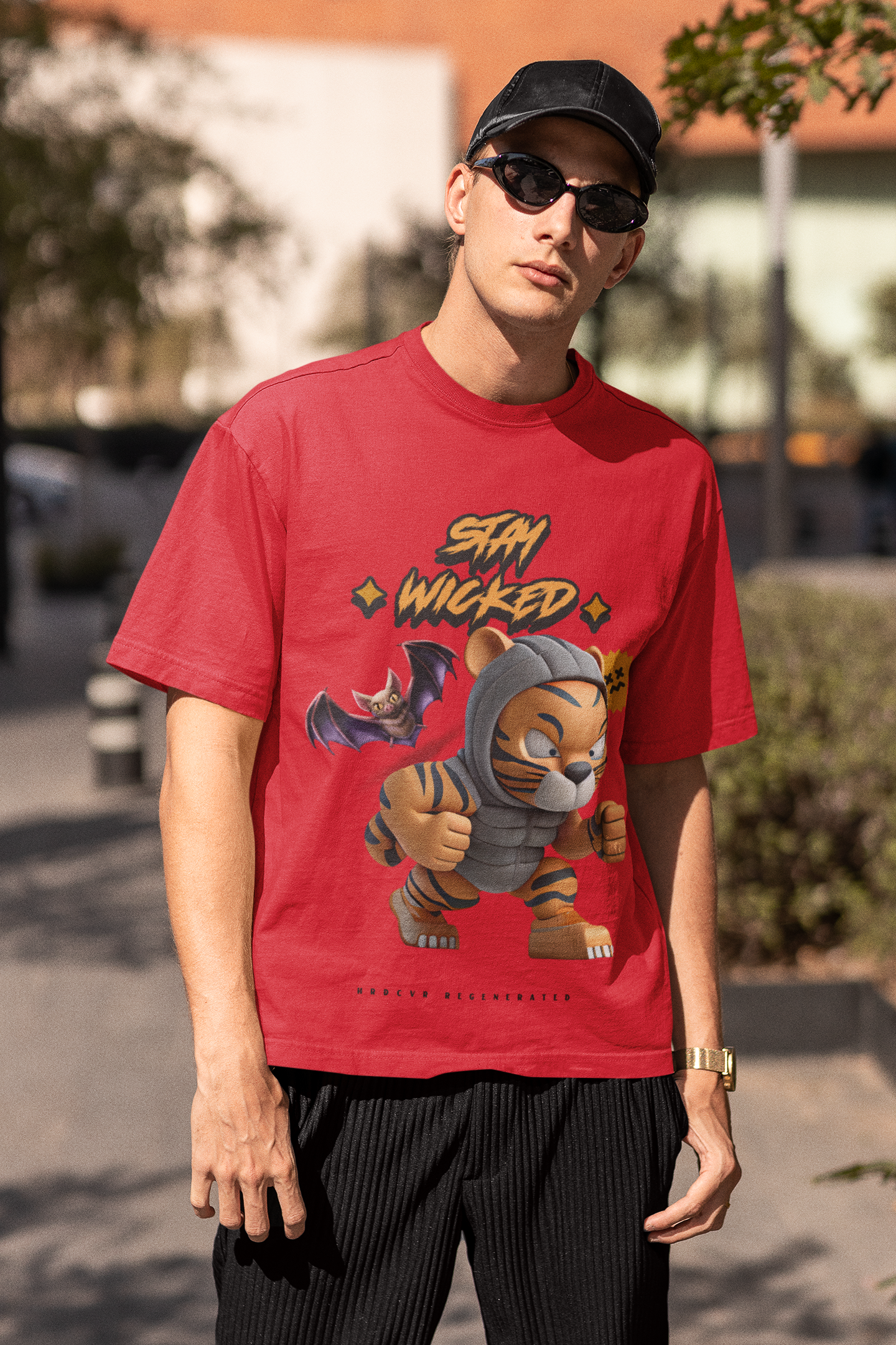 HRDCVR Fury Tiger. "StayWicked" T-Shirt