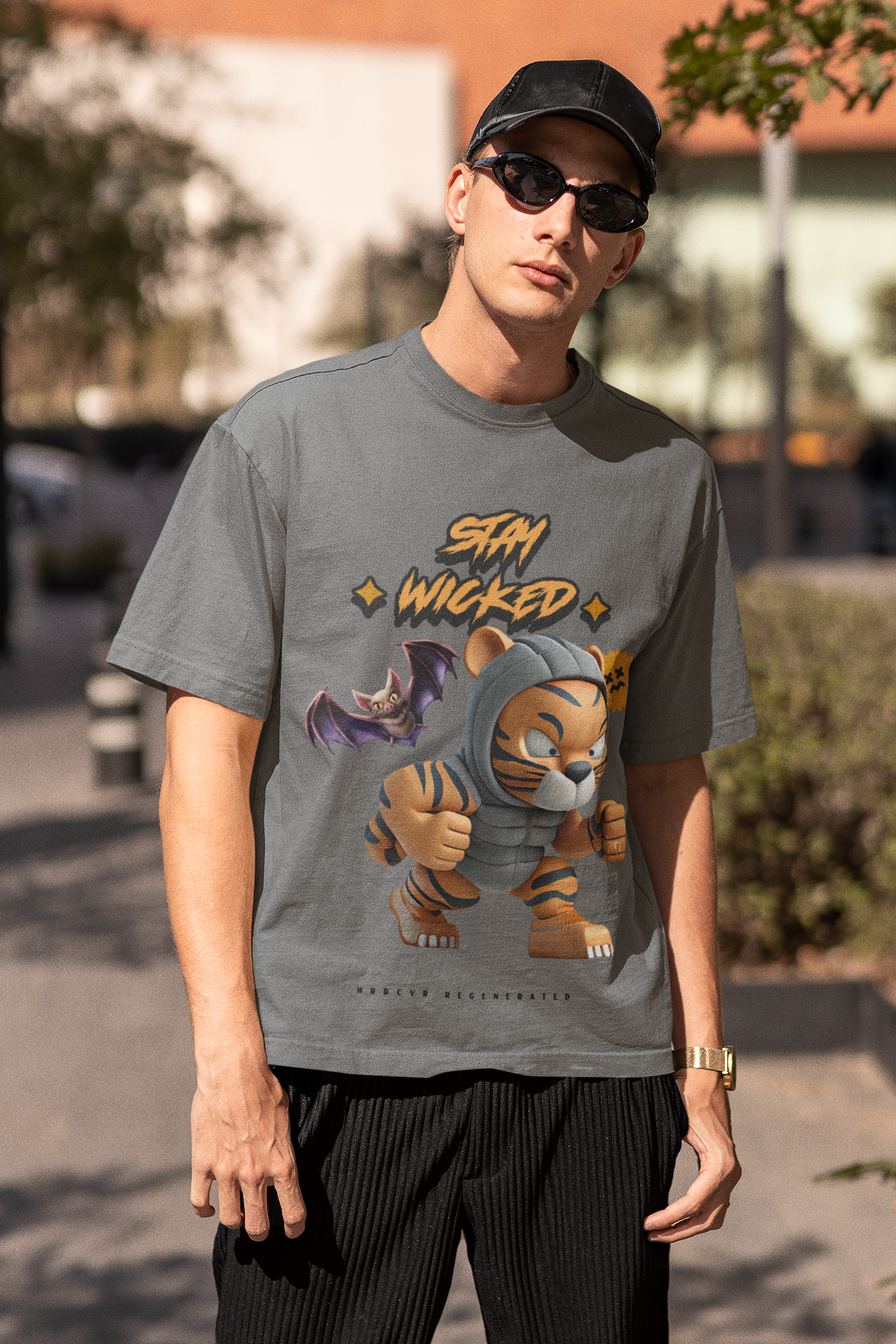 HRDCVR Fury Tiger. "StayWicked" T-Shirt
