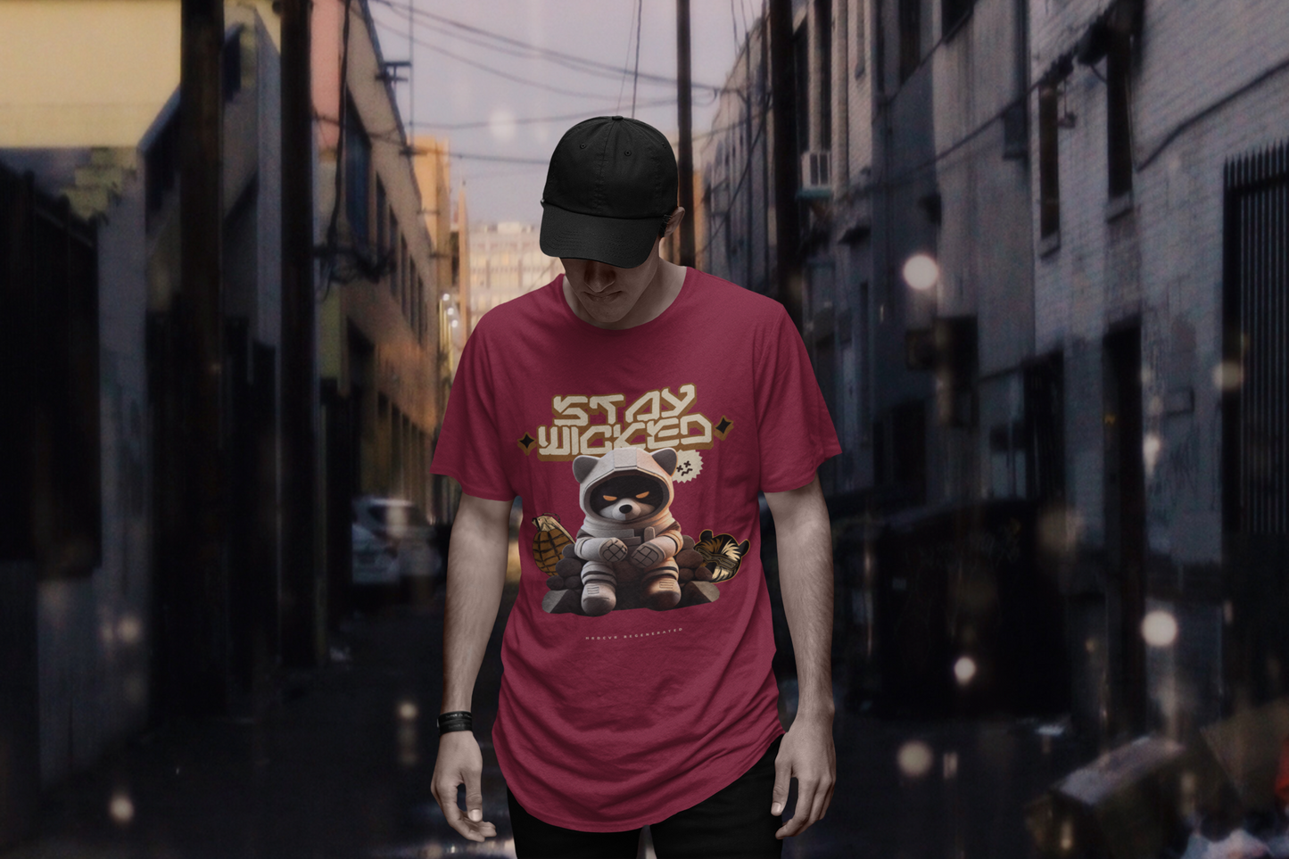 HRDCVR Angry Monkey "StayWicked" Tshirt
